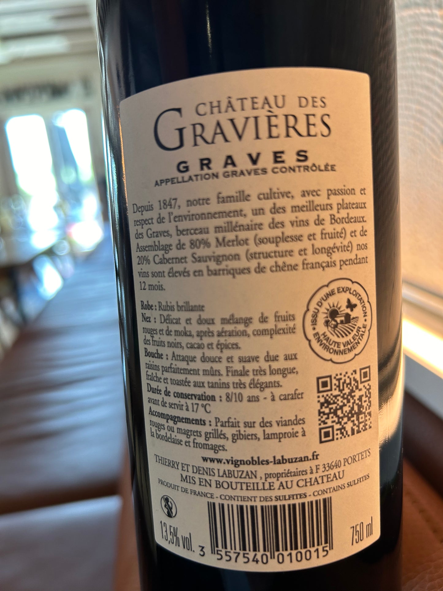 Château des Gravières Graves Rouge 2019