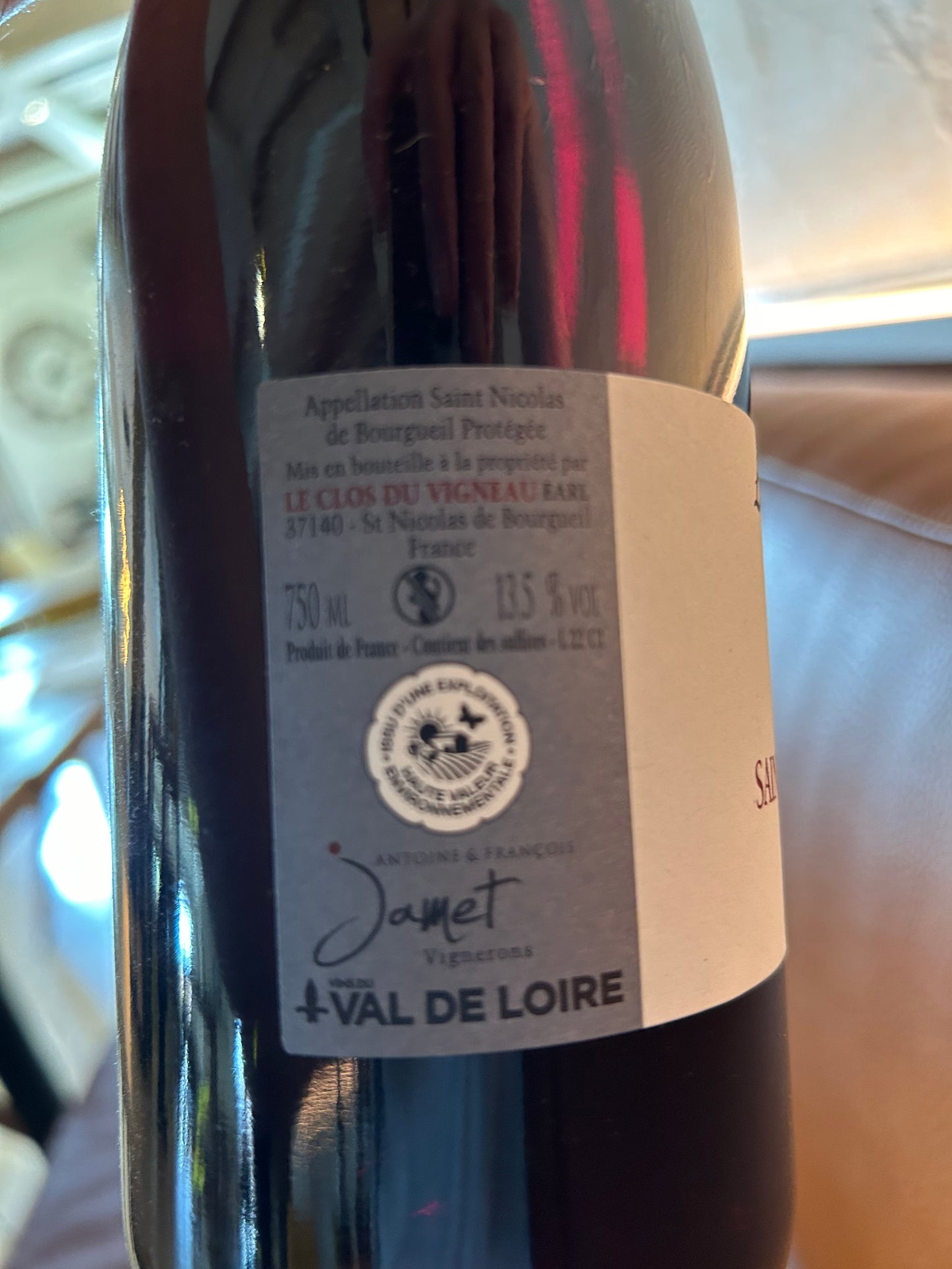 Saint Nicolas de Bourgueil "Le Clos", Le Clos du Vigneau