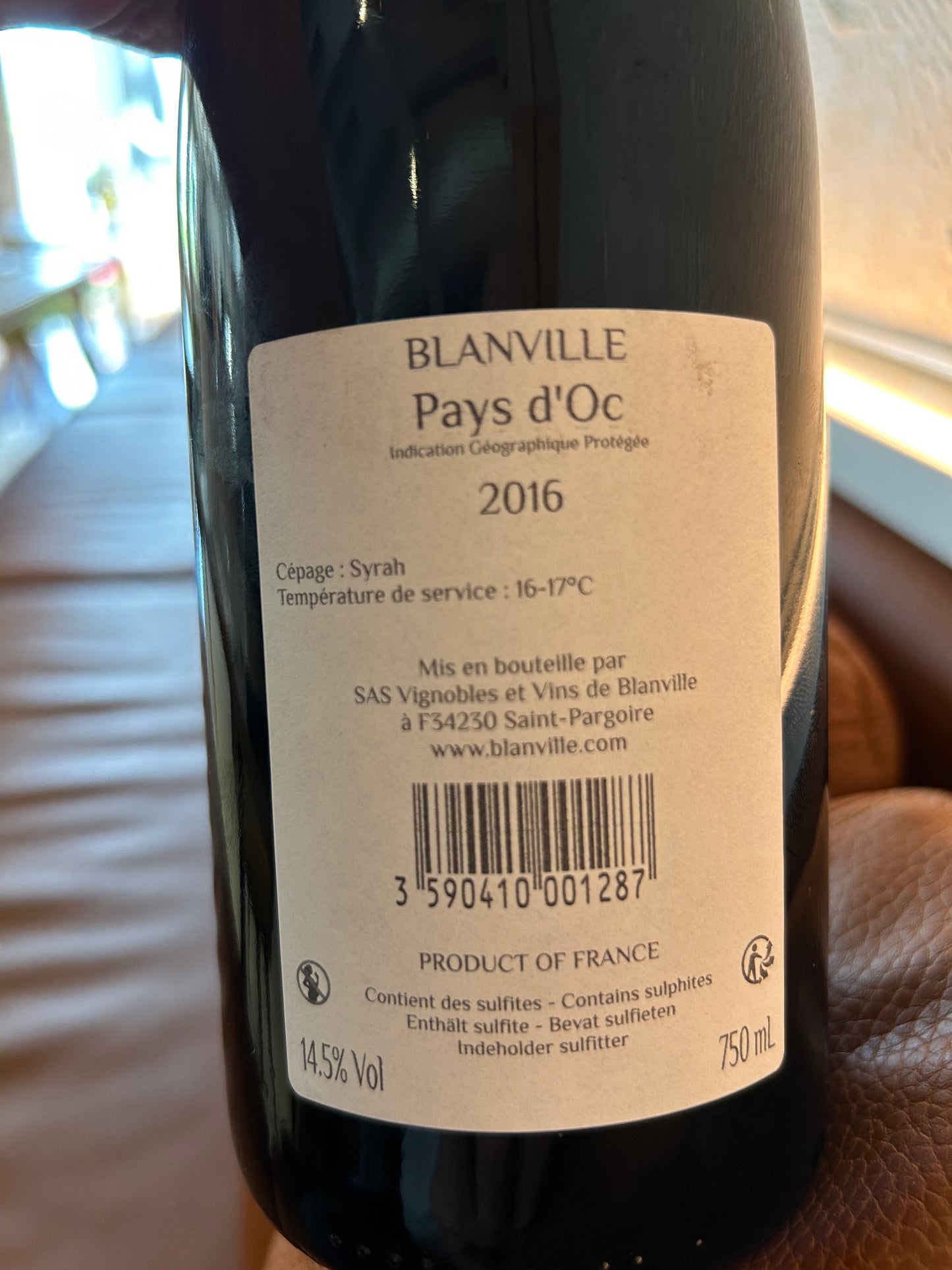 Magie Noire 2016 Banville AOP pays d'Oc