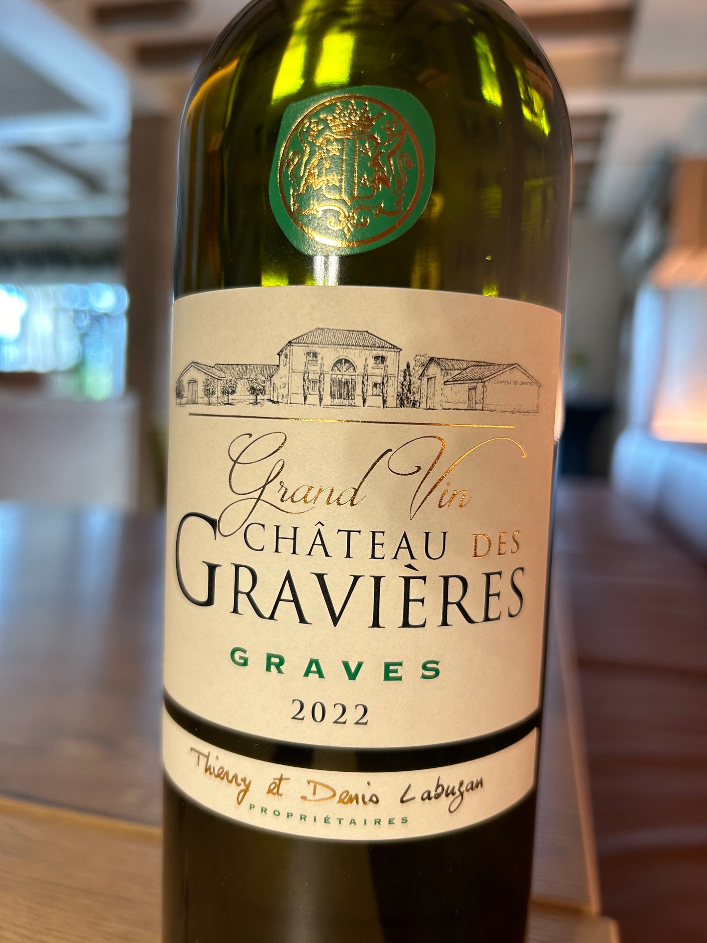 Château Des Gravières Graves Blanc 2022