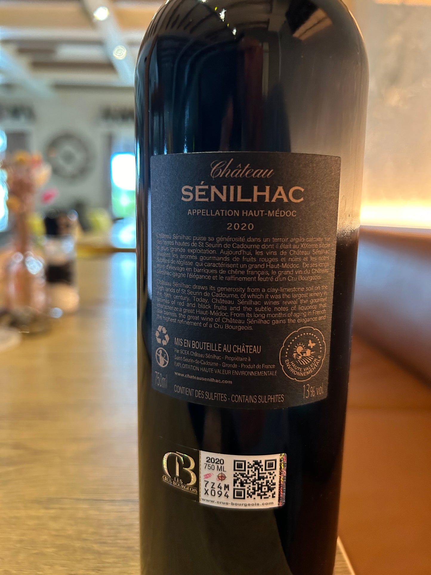 Château Sénilhac Haut-Médoc cru bourgeois 2020