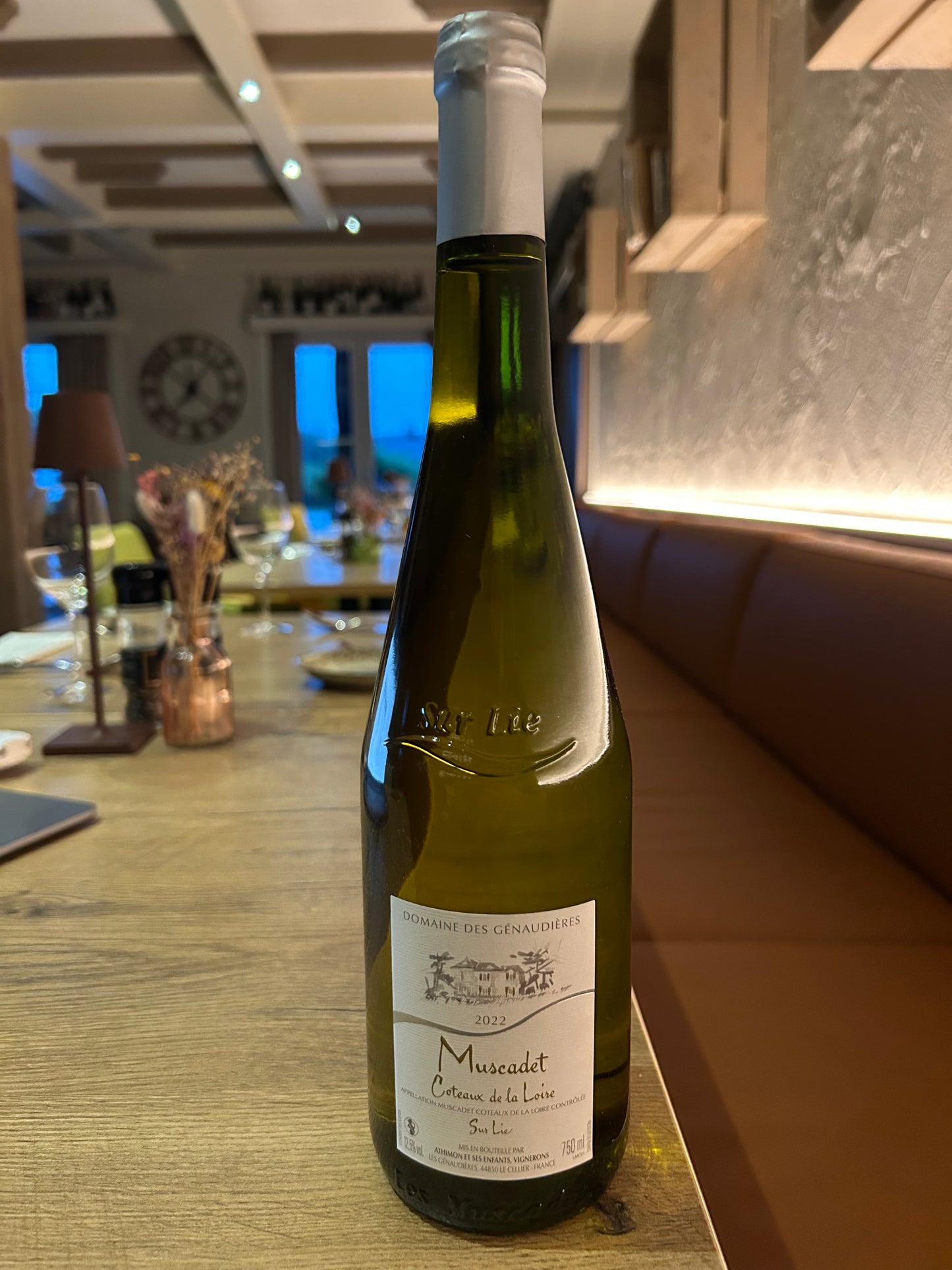 Muscadet-coteaux-de-la-Loire sur Lie, Domaine des Genaudières 2022