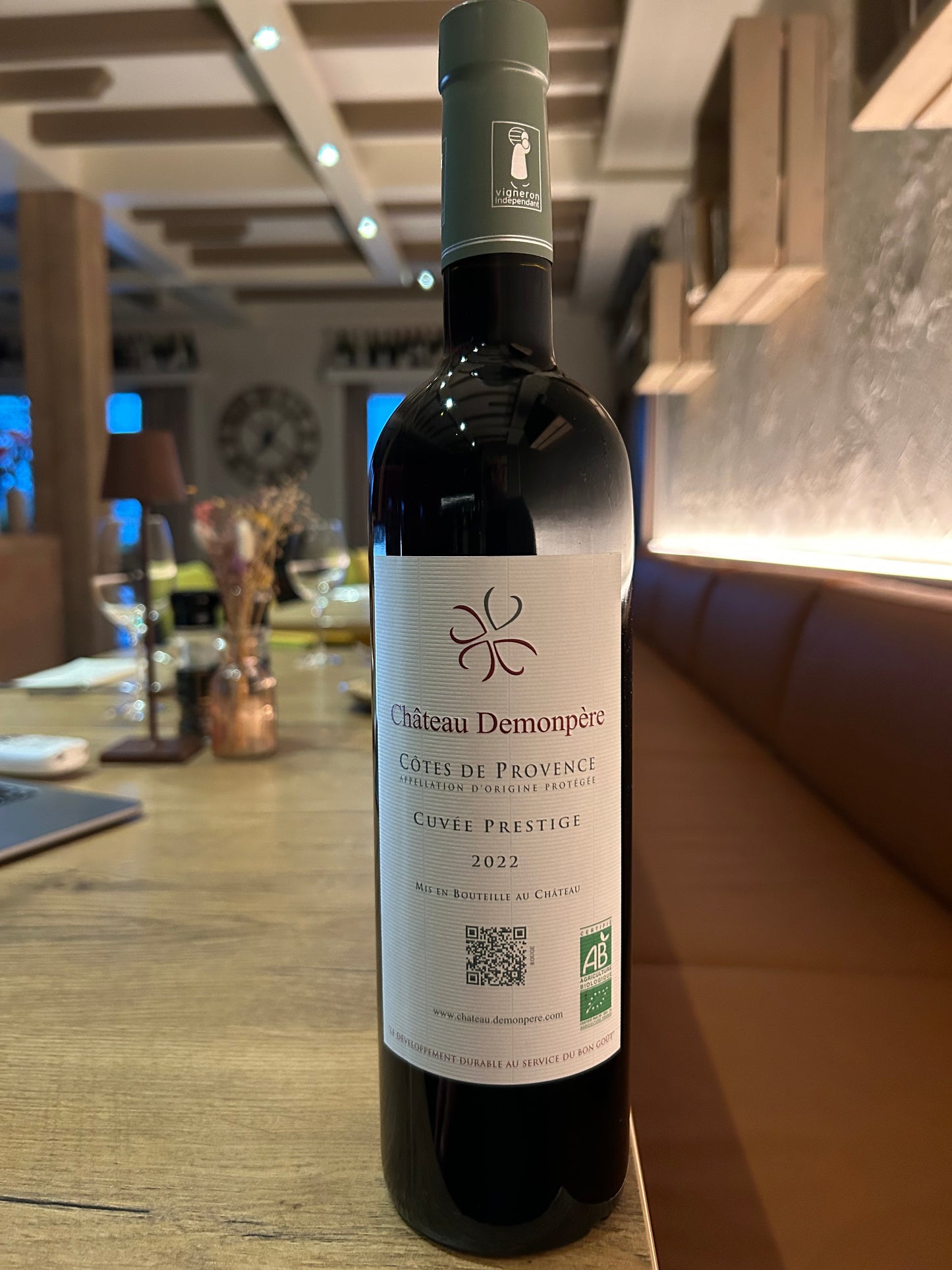 CHÂTEAU DEMONPÈRE CUVÉE PRESTIGE AOP CÔTES DE PROVENCE 2022 ROUGE bio wijn
