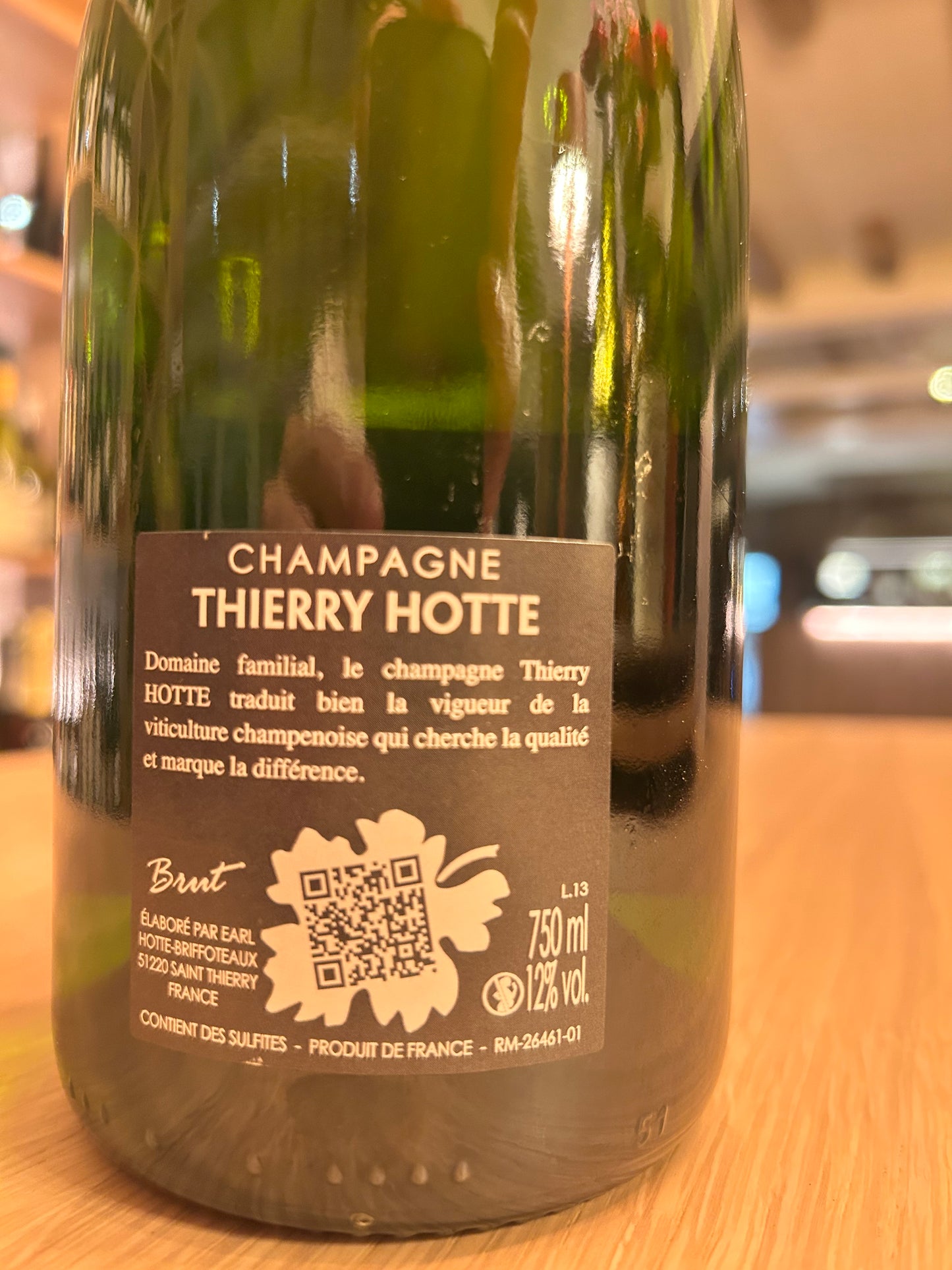 Champagne Blanc de Blancs Thierry Hotte