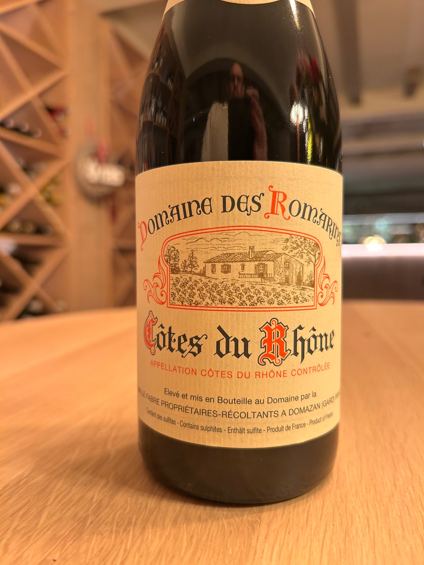 CÔTES DU RHÔNE AOC 2023 Domaine des Romarins Famille Fabre