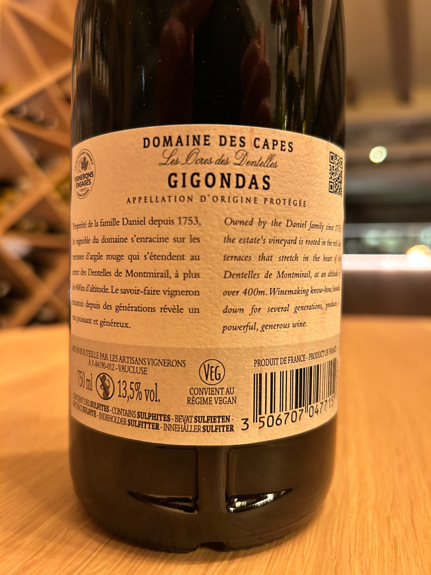 Gigondas 2021 Domaine des Capes