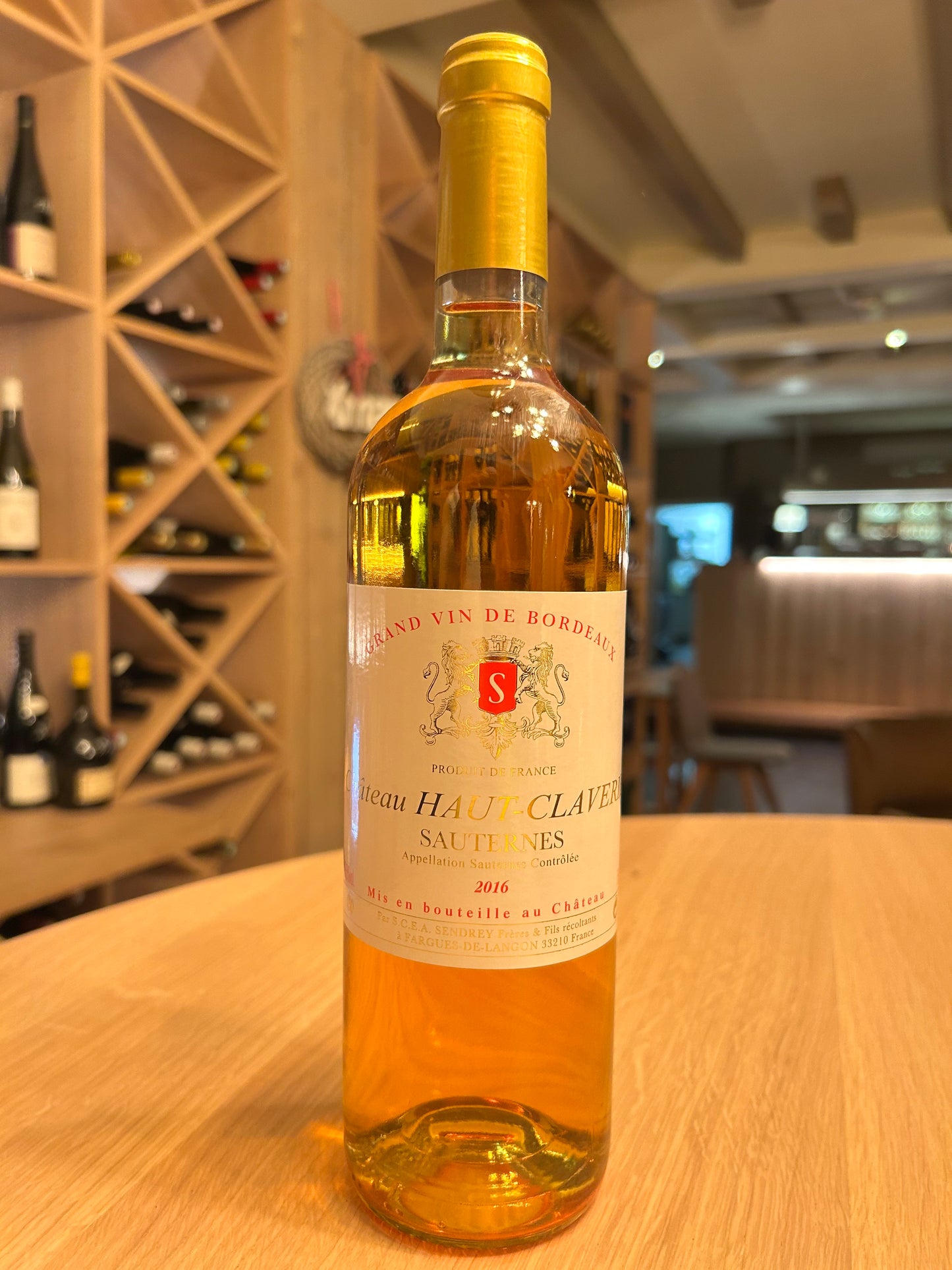 Château Haut-Claverie Sauternes Blanc - Zoet 2016