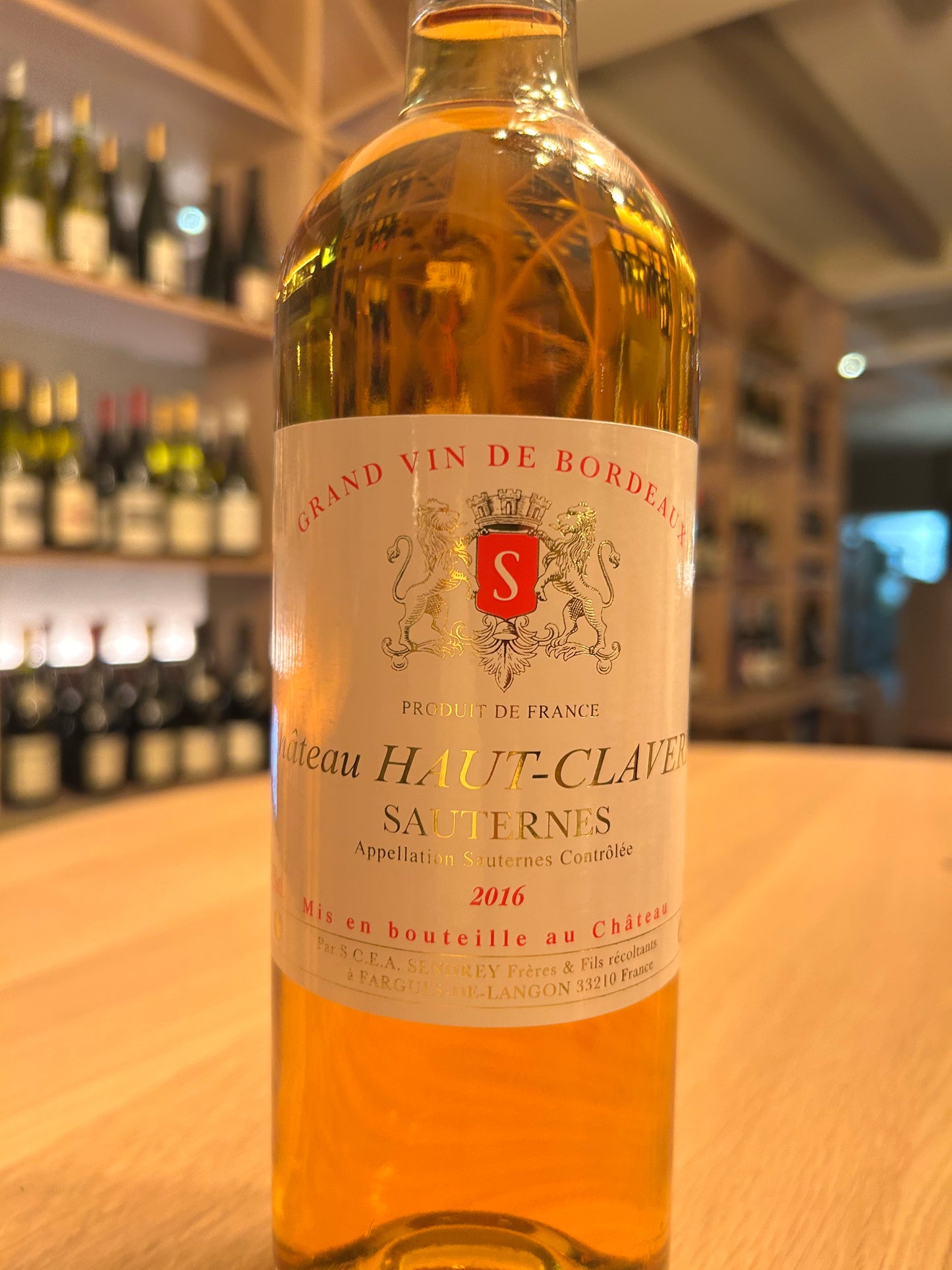 Château Haut-Claverie Sauternes Blanc - Zoet 2016