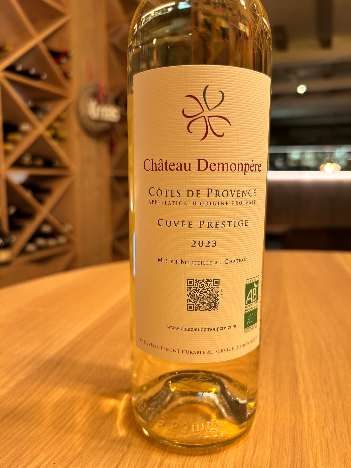 Château Demonpère Cuvée Prestige Blanc AOP Côtes de Provence 2023  Bio wijn