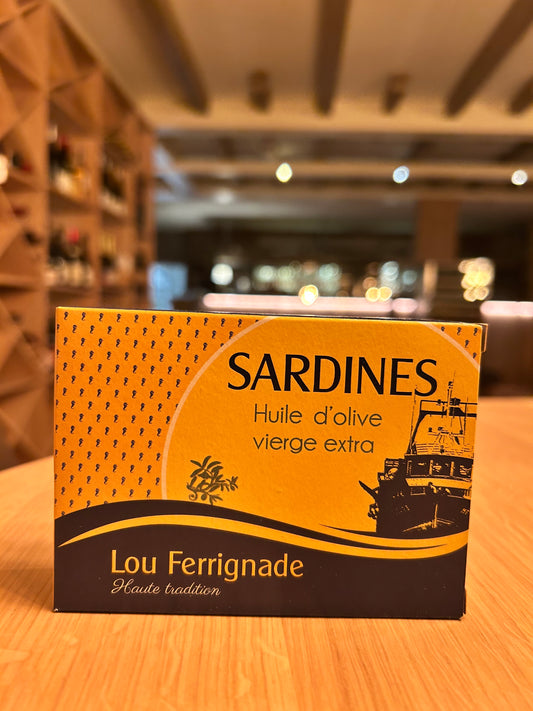 SARDINES À L’HUILE D’OLIVE – LOU FERRIGNADE – 115G