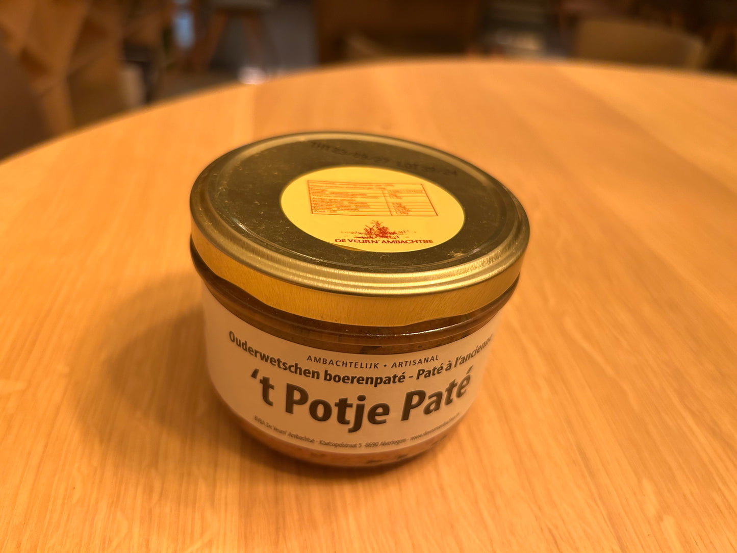 't Potje Paté Ouderwetse Boerenpaté 180g